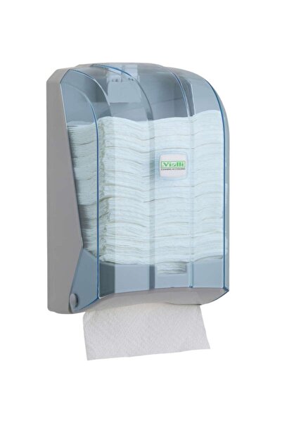Vialli Z Katlama Tuvalet Kağıdı Dispenseri Şeffaf
