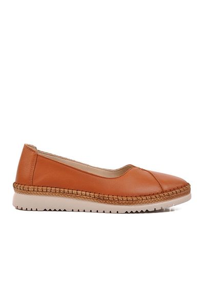 Bulldozer 241737 Tan Women's Daily Genuine Leather Shoes