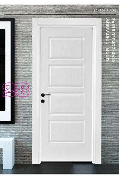 Hırdavat 4GÖBEK DOKULU BEYAZ KAPI KOMPOZİT MEMBRAN