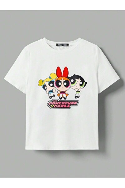 NoVibe Tricou pentru copii PowerPuffGirls 3 unisex - imprimat pentru fete
