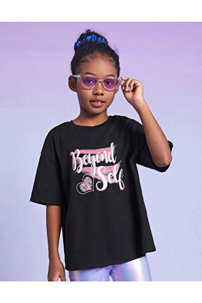 AFROKİDS Black Girl's Beyond Self Printed T-shirt