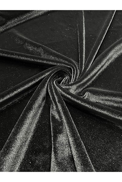 Kumaş sever Siyah Ithal Fitilli Kadife Kumaş Likralı Esnek Kumas Metrelik