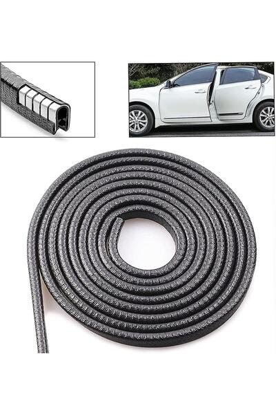 AutoWorld Oto Kapı Kenar Koruma Fitili Siyah Renk 1 Adet 5 Metre