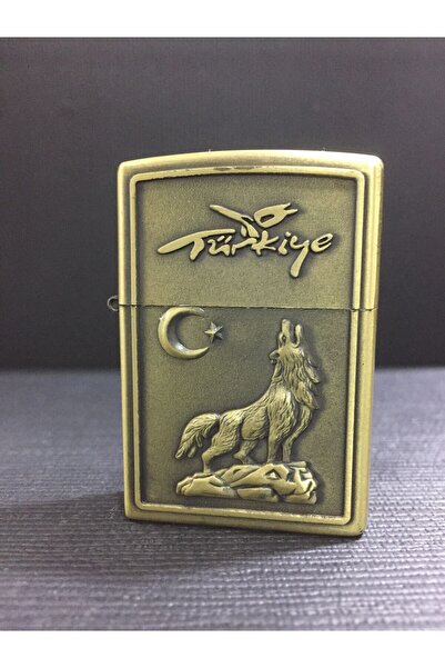 enyatakı Zippo modeli kabartmalı desenli metal benzinli çakmak