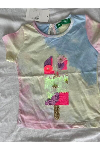 CİCHLİD تي شيرت Cichlid Girl مطرز بالترتر وصبغ التعادل