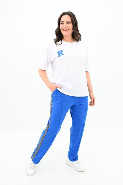 Koza Butik Дамски спортен костюм с бродерия, размер "Pull Size", 8120-25
