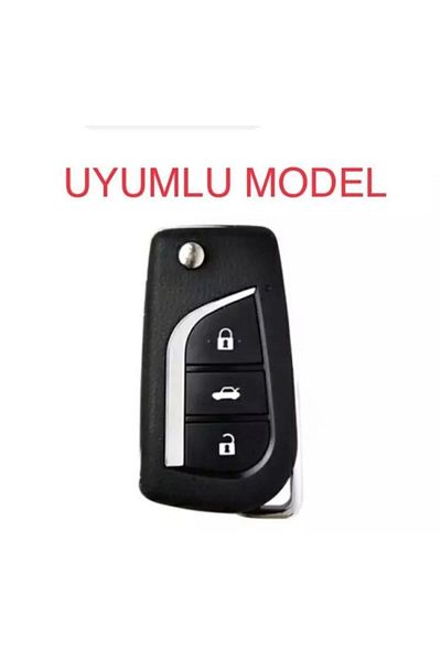 MeyZone Toyota Corolla - Silicone Car Key Cover and Key Cover