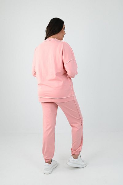 Koza Butik Γυναικείες φόρμες 8082 με ανάστροφη ραφή μεγάλου μεγέθους