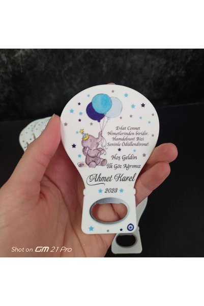 onuratasarlat 20 Adet Balon Açacak Magnet Ayıcık Temalı