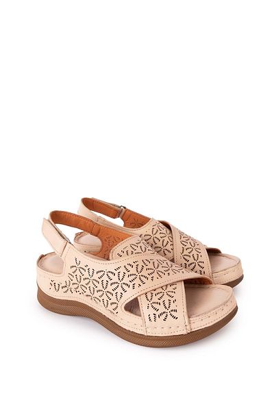 Gondol Genuine Leather Women's Sandals - Comfortable Daily Model byz.417
