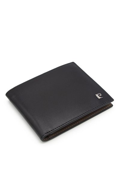 Pierre Cardin Men's Leather Wallet 1511A - Black/Mink