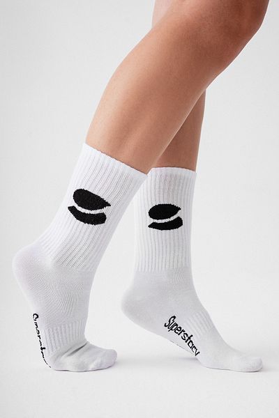 Superstacy Cotton Socket Sports Socks Black