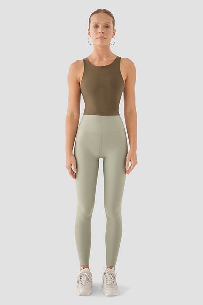 Superstacy Popi High Waist Light Green Sports Leggings