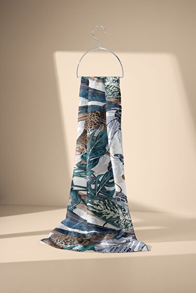 Pilloveland Парео з леопардовим принтом - пляжний одяг, короткий і довгий варіанти - 50*150 см