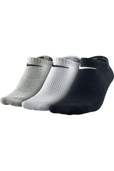 Nike SX4705-901 Unisex 3Ppk Lightweight No Show Socks