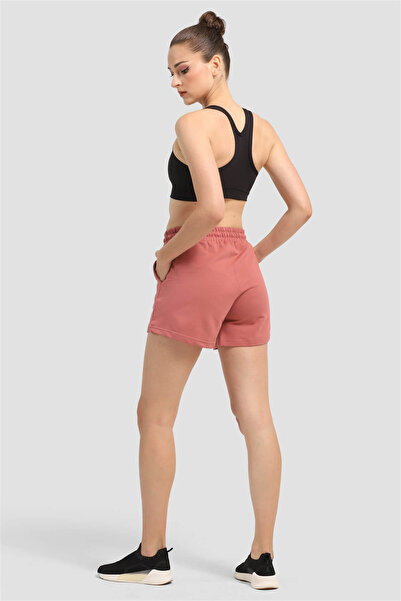 Superstacy Pantaloni scurti sport Dusty Rose pentru femei