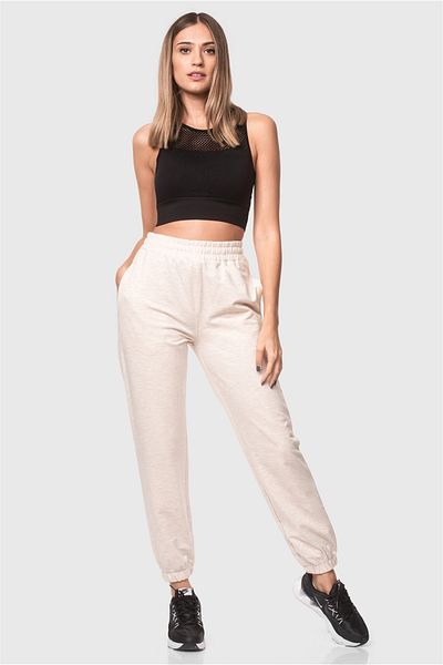Superstacy Mink Melange Jogger Sweatpants
