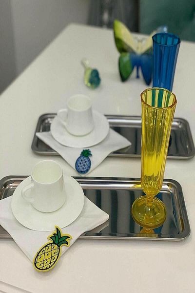 Woodeso 33*12 Multi-Purpose Presentation Tray - Steel Serving Presentation Tray - Rectangular Stainless Serving Tray