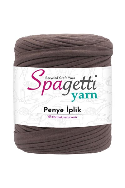 Spagettiyarn Combed Cotton Thread Misked Brown Hand Knitting Yarn