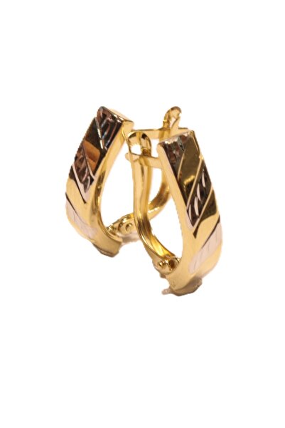 Hakan Güler Kuyumculuk 14 Ayar Altın Taşsız J Küpe