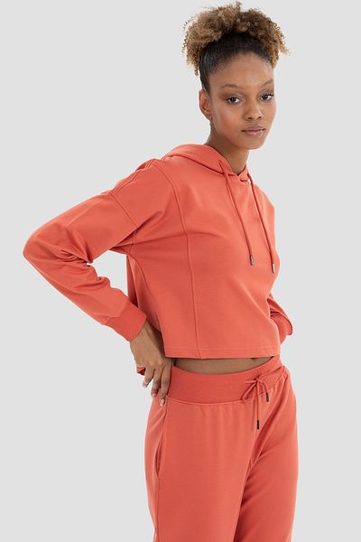 Superstacy Lisa Oversize Tile Crop Hoodie