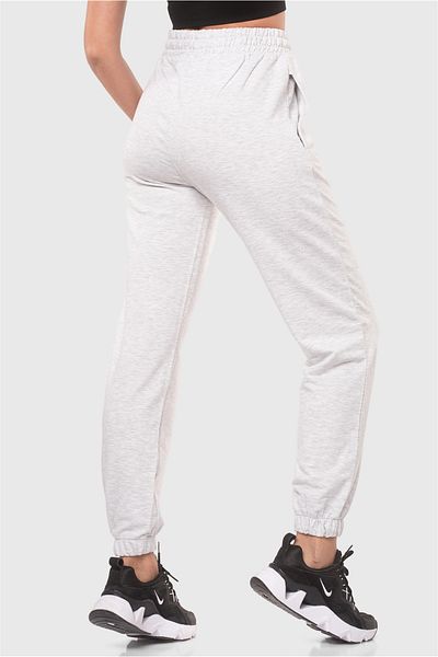 Superstacy Gray Melange Jogger Sweatpants