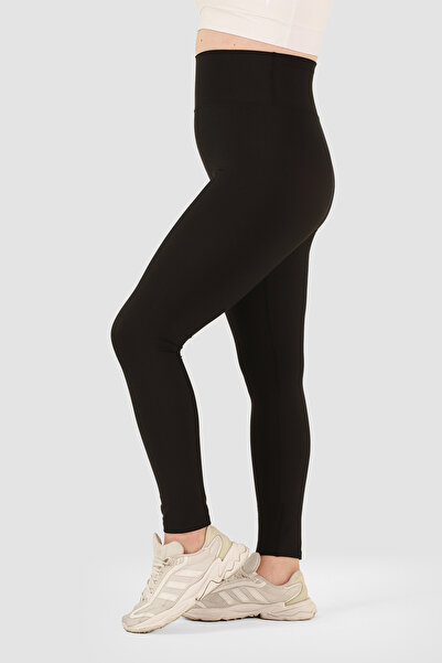 Superstacy Leggings sport negri de mărime mare Popi