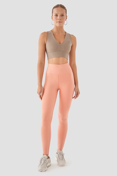 Superstacy Popi High Waist Peach Sports Leggings