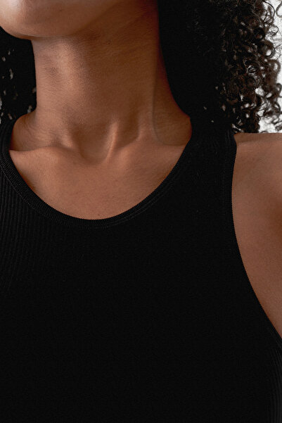 Superstacy Polly Sleeveless Corded Black Ball