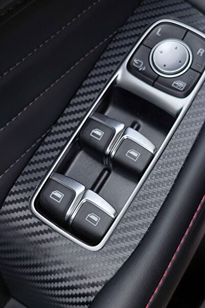 GRAFİCAR MG HS İç Trim Kaplama Folyo Seti - MAT KARBON SİYAH - Araca Özel Kes...