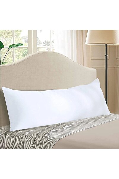 EVYA Long Pillow Bead Silicone Filled 1 Quality Cotton Skin Friendly Pregnant 50X135 cm Ergonomic Support