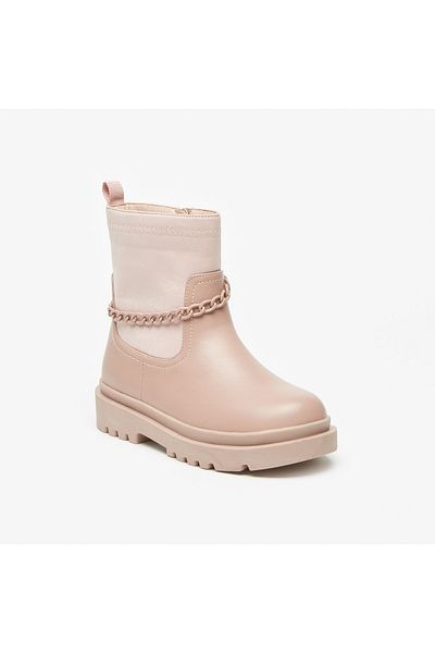 Flora Bella by Shoexpress Fermuarlı Zincir Detaylı Bilek Botları