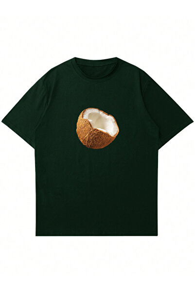 Mad&Calf Kokos Štampano Oversize kroj Ženska majica - okrugla kragna