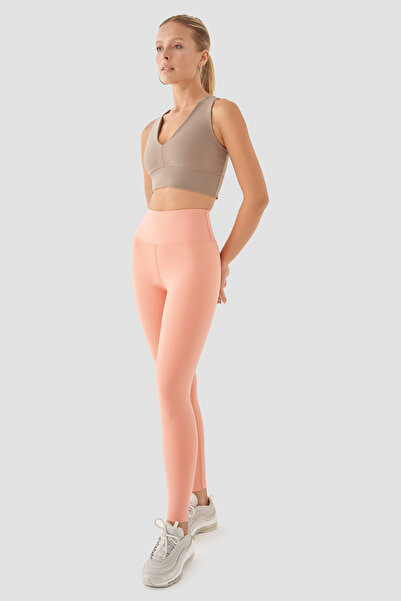 Superstacy Popi High Waist Peach Sports Leggings