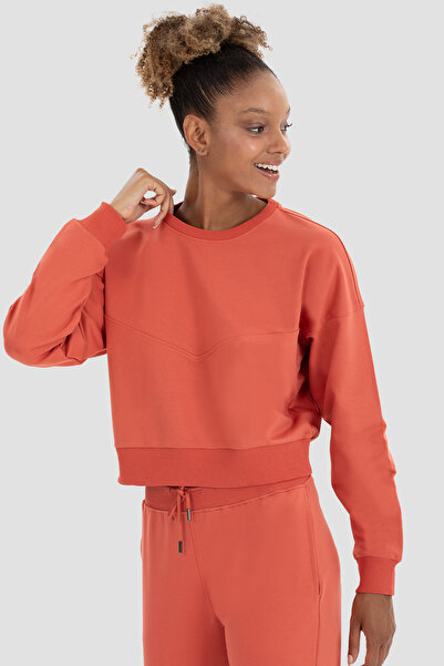 Superstacy Світшот Ena Oversize Kiremit Crop