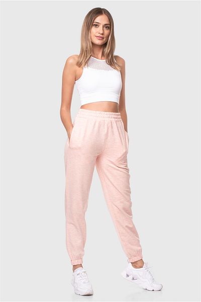 Superstacy Salmon Melange Jogger Sweatpants