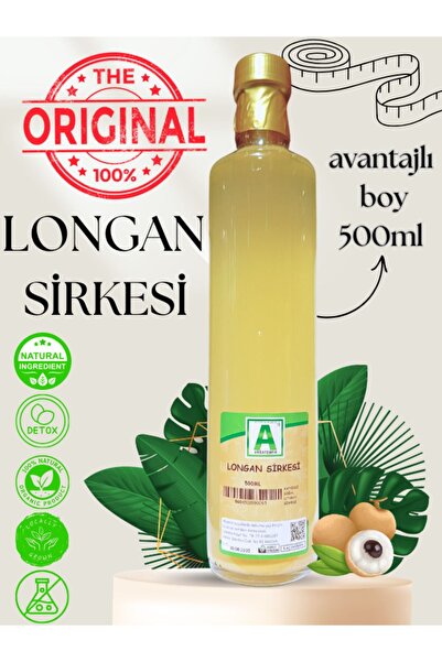 Aktarzane Longan Meyvesi Longan Sirkesi Detoks Detox Etkili 500ml Doğal Sirke