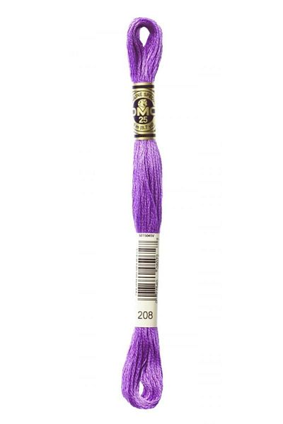 Dmc Muline Hand Embroidery Threads - 8 m - Color No 208