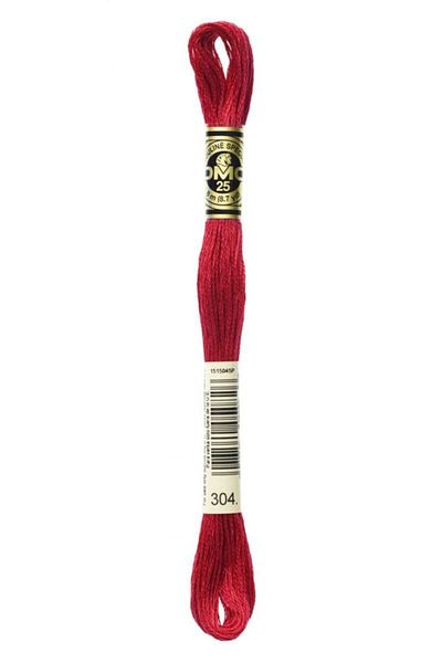Dmc Muline Hand Embroidery Threads - 8 m - Color No 304
