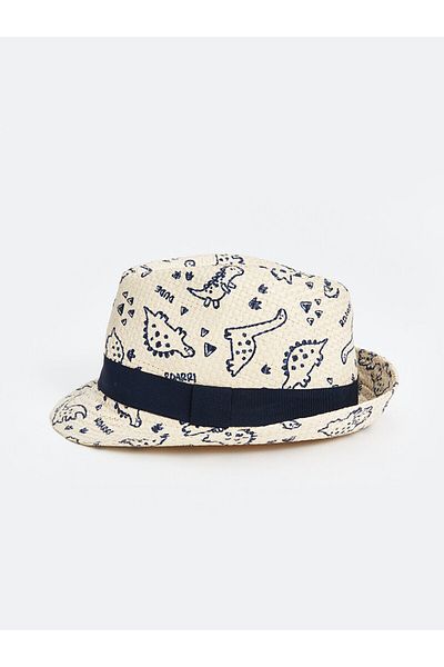 LC Waikiki Baby Boy Dinosaur Printed Fedora Hat - LCW