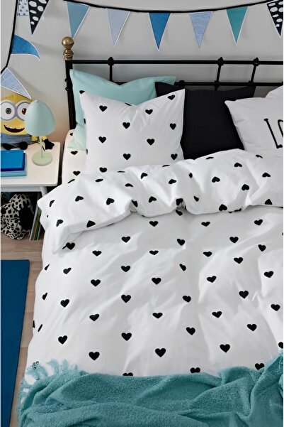 Rimo Home Black Heart Diamond Series - Single Duvet Cover Set