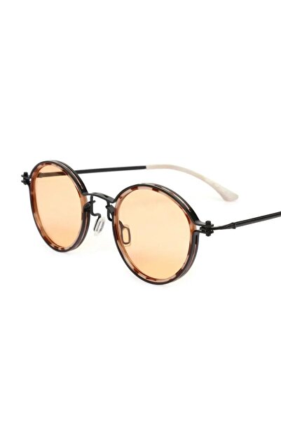 Eagle Eyes Leopar Çerçeve Mat Turuncu Cam Kemik Unisex Güneş Gözlüğü