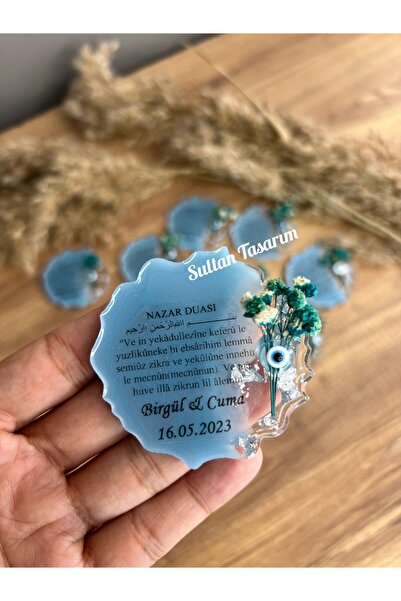 Sultan Tasarım 6 Cm - 20 Adet Nazar Söz Nişan Düğün Kız Erkek Bebek Yenidoğan...