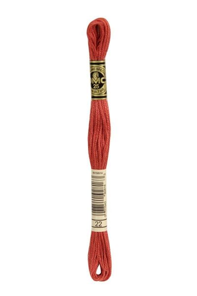 Dmc Muline Hand Embroidery Threads - 8 m - Color No 22