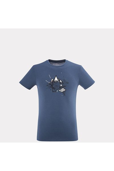 Millet BOULDER Men's Blue T-Shirt - Short Sleeve, N0395 MIV9752-XXL