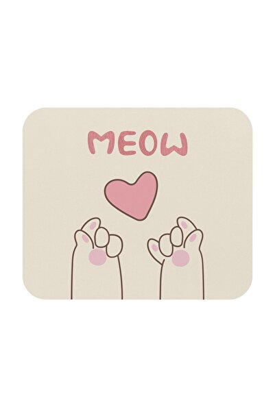 Duxy Sevimli Pembe Mouse Pad, 21x17 cm, Kaymaz Taban, Ev, Ofis ve Oyun için R...