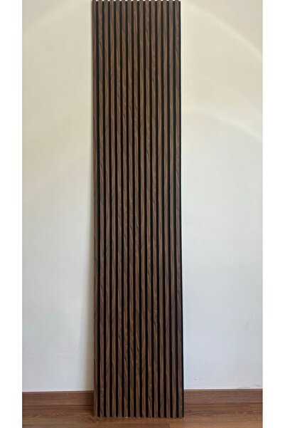 Şahan Art Deco Akustik Duvar Paneli / 60x280 / Anadolu Ceviz / 5 Mm Keçe / 9 ...