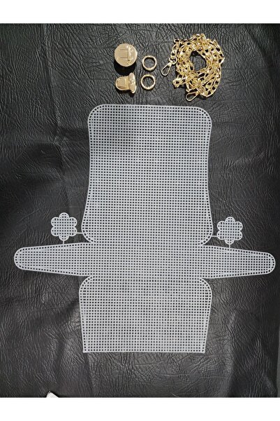 Atelier Cheval PLASTIC CANVAS BAG SET, GOLD PLASTIC BAG SET, DIY BAG