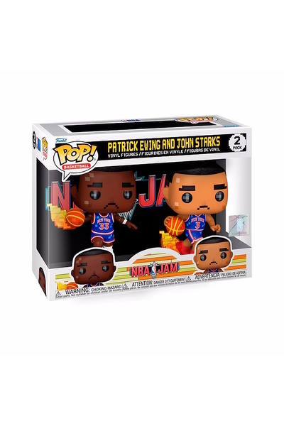 Funko Pop! Nba Jam: Knicks - Patrick Ewing Ve John Starks 2'Li Paket