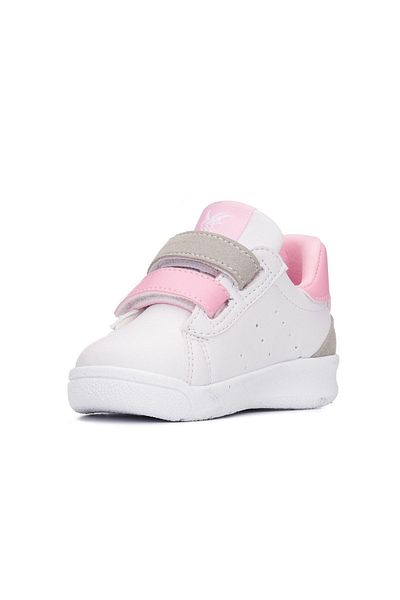 MAGIC SHOES Bílé růžové dětské sportovní boty